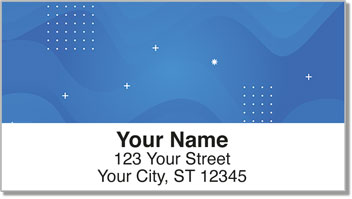 Studies in Blue Address Labels