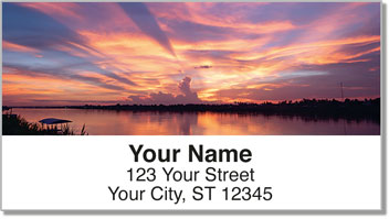 Colorful Cloud Address Labels