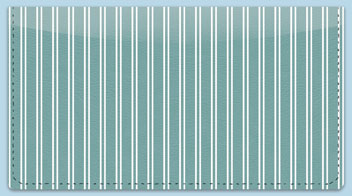 Blue Pinstripe Checkbook Cover