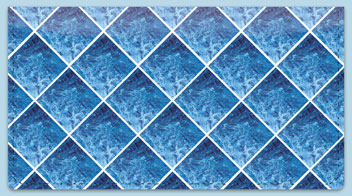 Blue Marble Tile Checkbook Cover
