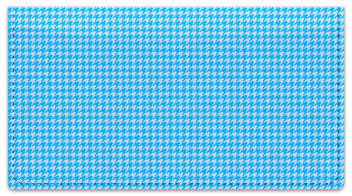 Blue Houndstooth Checkbook Cover