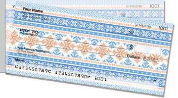 Christmas Cross Stitch Side Tear Checks