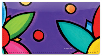 Floral and Fun Checkbook Cover