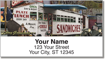 Diner Address Labels