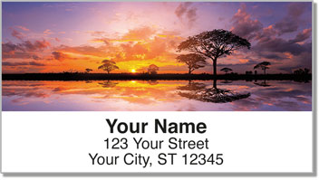 Safari at Sunset Address Labels
