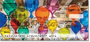 Hand Blown Glass Checks