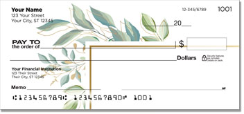 Eucalyptus Print Checks