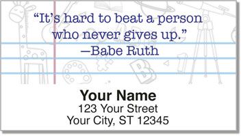 Inspiring Doodle Address Labels