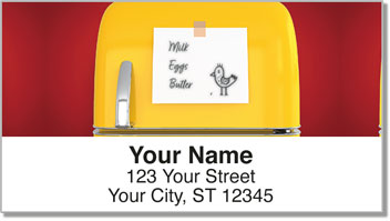 Fridge Note Address Labels