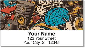 Graffiti Art Address Labels