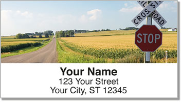 Railroad Crossing Address Labels