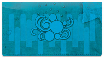 Bizarre Bubble Checkbook Cover