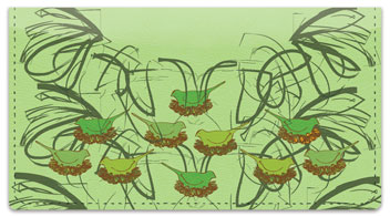 Bird Nest Checkbook Cover