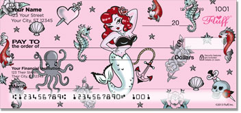 Vintage Mermaid Checks