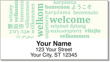 Welcome Mat Address Labels