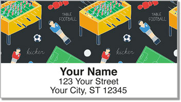 Foosball Address Labels