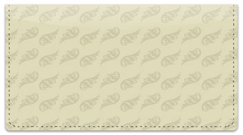 Beige Beauty Checkbook Cover
