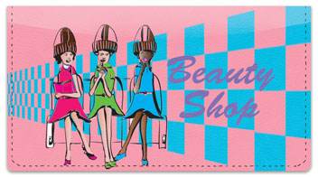 Beauty Shop Checkbook Cover