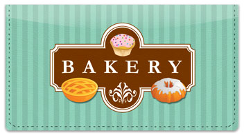 Bakery Checkbook Cover