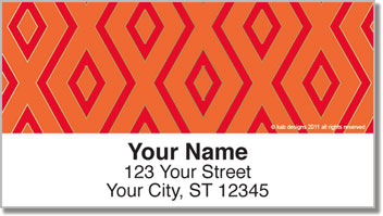 15 Diamond Row Address Labels