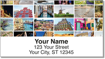 Postcard Address Labels