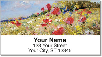Oil Painting Address Labels