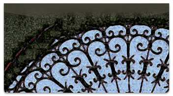 Artistic Iron Checkbook Cover