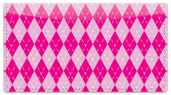 Argyle Checkbook Cover