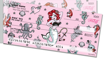 Vintage Mermaid Side Tear Checks