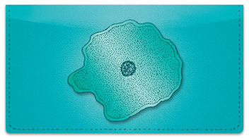 Amoeba Checkbook Cover
