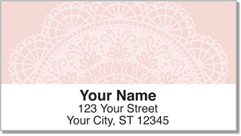 Lace Doily Address Labels