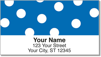 Polka Dot Address Labels