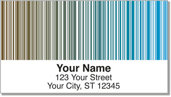 Vertical Stripe Address Labels