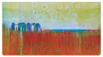 Semi Abstract Checkbook Cover