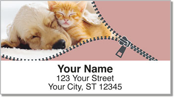 Zipper Address Labels