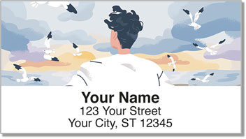 Looking Back Address Labels