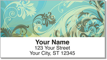 Fresh & Flourishing Address Labels