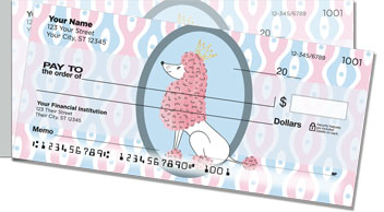 Pink Poodle Side Tear Checks