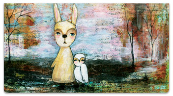 Whimsical Critter Checkbook Cover