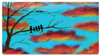 Feathered Friend Checkbook Cover