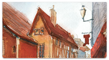 Europe 2 Checkbook Cover