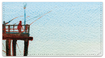 Watts Sea Checkbook Cover