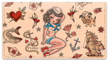 Suzy Sailor Checkbook Cover