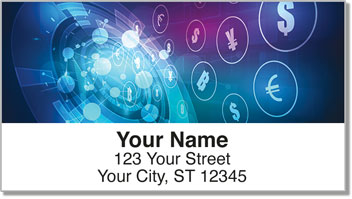 International Currency Address Labels