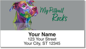 Pit Bull Address Labels