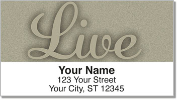 Inspiration Address Labels