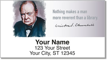 Winston Churchill Address Labels