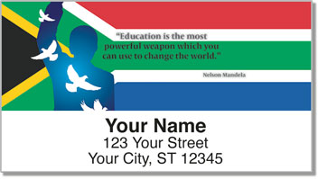 Nelson Mandela Address Labels