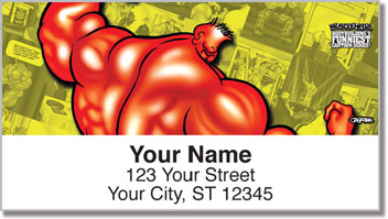 Pumped Up Pose Address Labels