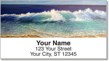 Crashing Wave Address Labels
